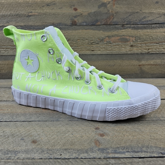 Converse Extra Bold UNT1TL 3D  Hi Top Men's Sneakers Volt NEW - Picture 1 of 13